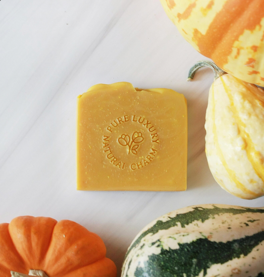 Fresh pumpkin soap