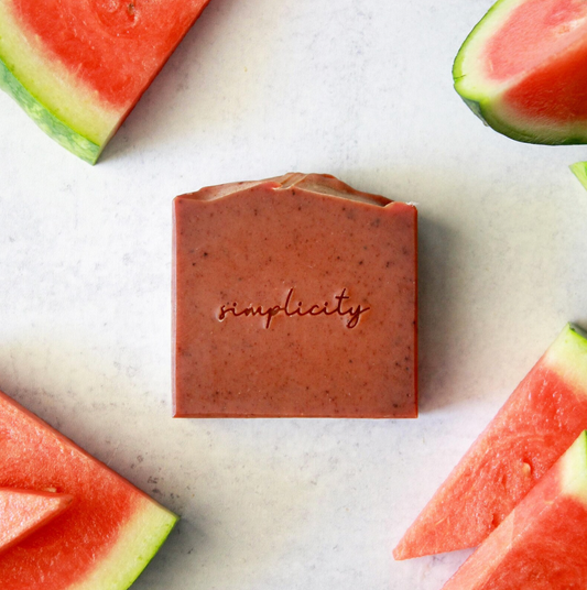 Fresh watermelon soap